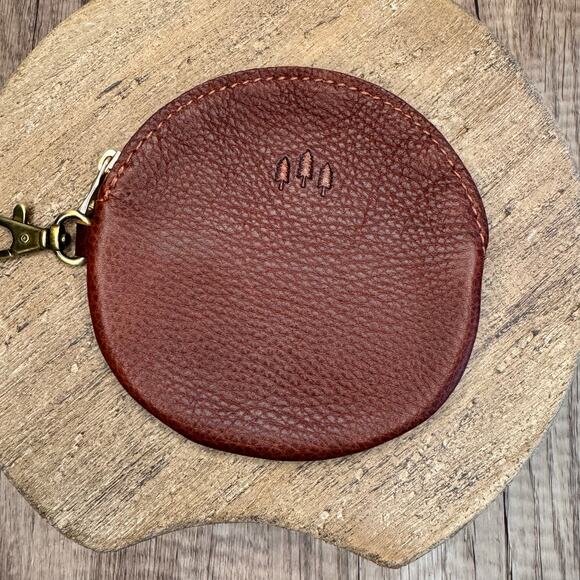 Portland Leather Nutmeg Gordita Pouch NEW FAST SHIP Purse Charm NEW - Picture 1 of 4